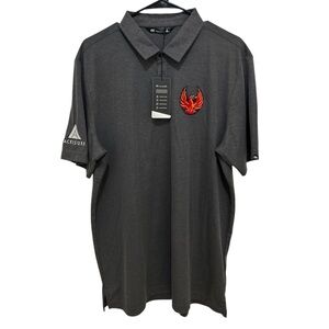 Travis Mathew Gray Polo Shirt Coachella Firebirds Hockey XL NEW